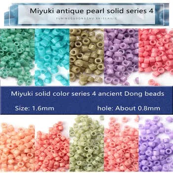 1,6 mm 200 kom./1 g Miyuki Yuxing ravnici antičke perle DIY naušnice ručni rad, materijal narukvice oprema, uvezen iz Japana