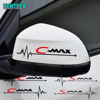2 kom./lot Naljepnica Naljepnica auto retrovizor naljepnica Za Ford Cmax C-max Smax S-max, Auto Oprema