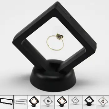 3D Plutajući Okvir Elastičnost i Transparentnih Ovjes Pakiranje Kutija Slike Štite Zaslon Nakit, Novac Okvir Sat Kutija