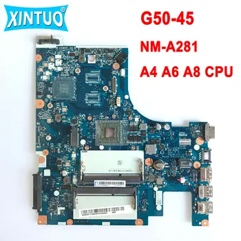 ACLU5/ACLU6 NM-A281 REV: 1.0 je matična ploča za prijenosno računalo Lenovo G50-45 matična ploča s procesorom A4 A6 A8 DDR3 100% testiran
