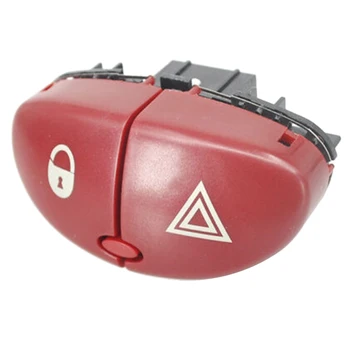 AU05 -Upozorenje o opasnosti Prekidač Žmigavaca Gumb za Uključivanje Opasan svjetla za Peugeot 206 207 Citroen C2 6554L0 96403778JK