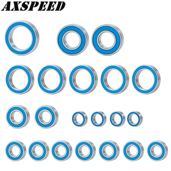 AXSPEED 21 kom. Set plavih Ležajeva za Traxxas Slash 4 × 4 LCG, HCG, VXL, Rustler, Stampede, Telluride, Rally 1/10 RC Gusjeničari Dijelovi
