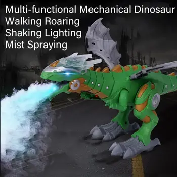 Daljinsko Upravljanje Dinosauri Električni Robot Zvuk Svjetlo Igračka Iskopavanja Ljubimci T Rex Edukativne Igračke Za Djecu Dječaka Rc Igračka Poklon