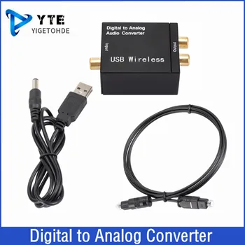 Digitalno-analogni Audio Konverter Bluetooth Podrška Optičkih Vlakana Toslink Koaksijalni Signal na RCA R/L Audio Dekoder SPDIF DAC
