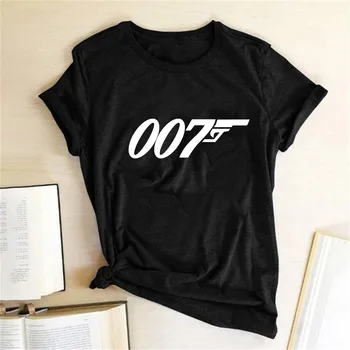Film Serija Filmova James Bond 007 Majice Ženski Top 2020 Majica Sa Po Cijeloj Površini Kratkih Rukava Ljetna Majica Egirl Harajuku Estetski Odijevanje