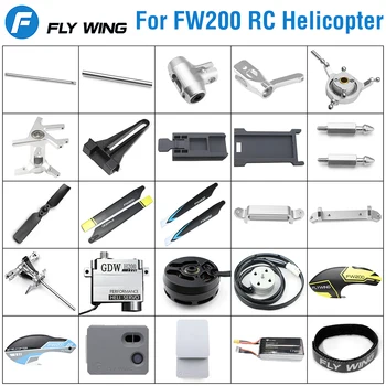 FLYWING FW200 RC Helikopter Izvorni Tvornica Baterija Montažna Ploča Stražnji Nož Remen Krov je Glavni Nož Motor Perje Vratilo