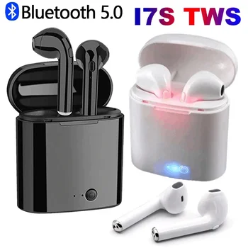 i7s tws Bežične Bluetooth Slušalice 5,0 Slušalice sportske Slušalice Slušalice Sa Mikrofonom Stalak za punjenje kutija, Slušalice Za sve pametne telefone