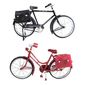 Klasični model Bicikla u retro Stilu, Oponašajući Igračku + Torba s plinski upaljač - Dječje Igračke / Nostalgičan Poklon Za roditelje I Starije Osobe
