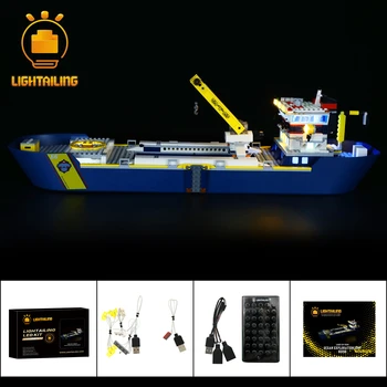 LIGHTAILING Led Lampa Set za 60266 Brod za Istraživanje oceana Skup sastavnih blokova (ne uključuje model) Cigle Igračke za Djecu