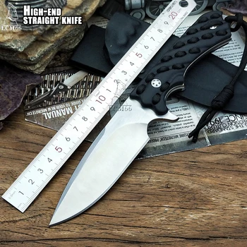 Lovački nož LCM66, Taktički Mali Fiksni, Sjekire, noževi za Opstanak s ručkom G10, Hladnog Marširati Prijenosni vanjski izravan nož od čelika