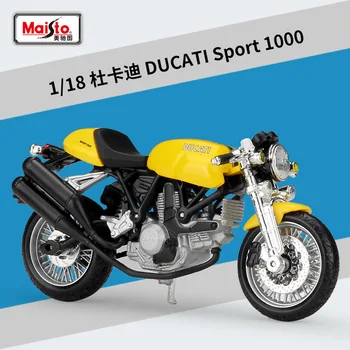 Maisto 1:18 DUCATI 1000 Sport 1098S Visoka Imitacija Vozila Od Legure Metala Model Motocikla Prometni Trkaći Motocikl B554
