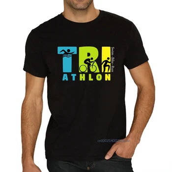 Majica Za triatlon, Jedrenje, Trčanja, Majice Kratkih Rukava, Muška Moda Nova Casual Majica sa po cijeloj površini, Pamučne Majice, Muške Grafički Majice