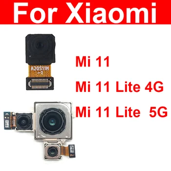 Modul Prednje Stražnje Kamere Za Xiaomi Mi 11 Mi 11 Lite 4G 5G Prednji Селфи Prednji Stražnji Fotoaparat Fleksibilan Kabel Rezervni Dijelovi