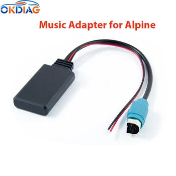 Najnoviji Glazbeni Adapter za auto Alpine Bluetooth 5,0 Bežični Radio AUX Adapter Kabel KCE-236B CDE9885 9887 za smartphone