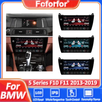 Najnoviji LCD panel ac IPS Zaslon Osjetljiv na dodir Za BMW serije 5 F10 F11 2013-2019 Moto traka za kontrolu Klime