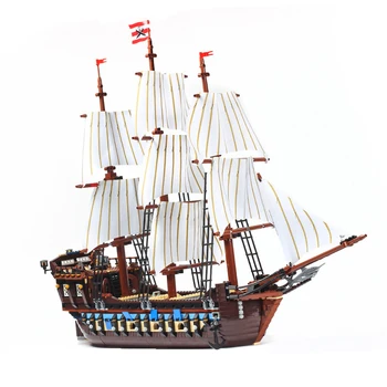 Pirati Imperial Karibi Skup sastavnih Blokova Vodeći Model DIY Kompatibilne Božićni Igračke za Dječake Darove Djeci 10210 22001 19022