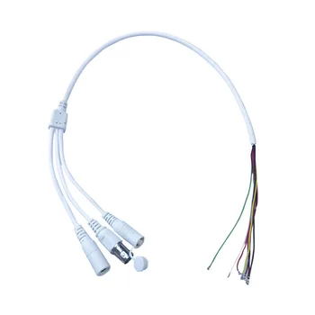 Poništavanje mreže lan Kabel za modul plaće IP kamere DC 2,1 mm * 5,5 mm Utikač RJ45 bakrena Linija 0,7 m