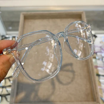 Prozirne Plave Svjetleće Naprave Naočale računala Naočale za Zaštitu od Uv zračenja Protiv Prenapona Lagan Okvira za Naočale Muški Ženski