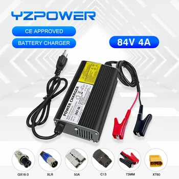 Punjač litij baterija YZPOWER Auto-Stop 84V 4A 20S Za punjač 72v za e-skutera E-bike Smart Charger sa fanovima (odobren CE）