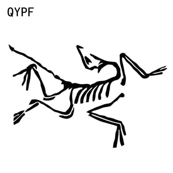 QYPF Zgodnih Kostur Dinosaura Ptica Životinja Auto Oznaka Vinil Motocikl Branik Dekoracija Prozora C16-0039