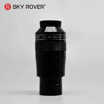 Sky Rover Xwa 20 mm 100 Gradnu Oculair 2 inča Verrekijker Teleskop Oculair Teleskop Ultra Groothoek Fmc