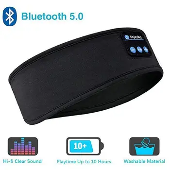 Slušalice za Spavanje Bežična Bluetooth Povez za Glavu za Spavanje Glazbena Povez za Glavu Ultra-Meki Povez za Glavu za Slušalice za Bočne Pragove