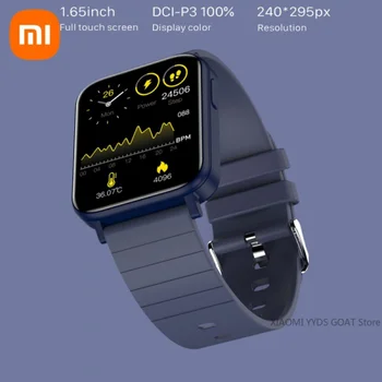 Smartwatch Za Muškarce Temperatura Tijela Fitness Tracker IP68 Vodootporni Pametni Sat Za Android Xiaomi Phone