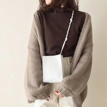 SR web celebrity AM ashigo mona, u istom stilu, novo 2020, godišnja ženska torba na rame, univerzalni zelena mala torba, jednostavna torba preko ramena