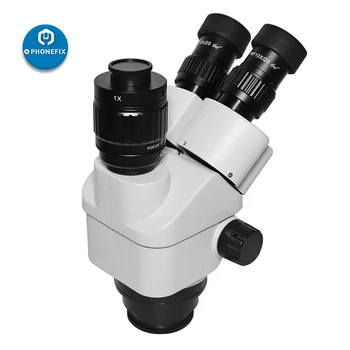 SZMN 7-45X Simul-focus Тринокулярный Stereo Zoom Mikroskopa Krunica WF10X/20 Okular 1.0 X CTV Adapter Pomoćni Objektiv