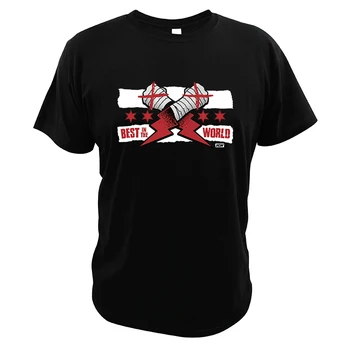 T-shirt Cm Punk-A. ew, Američki Profesionalni Hrvač, Funky Cool majica Kratkih rukava, Summer Top 100% pamuk, Veličina EU