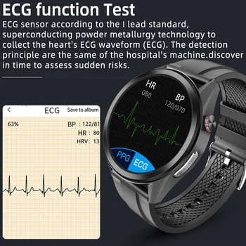 UGUMO EKG Pametnih Satova Za Muškarce i Za Žene je Temperatura Tijela Fitness Tracker Smartwatch IP68 Vodootporan uređaji za mjerenje krvnog tlaka sat smartwatch grupa