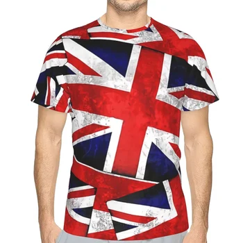 Union Jack Britanska Engleska Zastava velike Britanije Poliester 3D Print Muška t-Shirt Sport Na Otvorenom Быстросохнущая Odjeća Free t-Shirt Ulične Majice