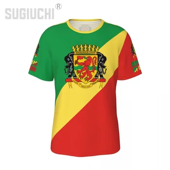 Uniseks, t-shirt s nacionalnom zastavom Republike Kongo, Majica, dres Za Muškarce I Žene, Nogometni navijači, Poklone, odjeća po mjeri, t-shirt