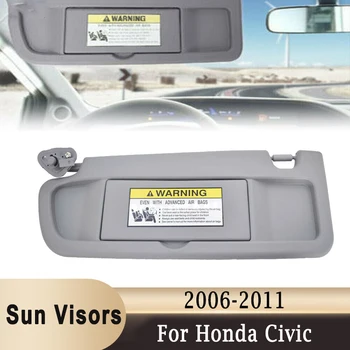 Unutarnji Prednji štitnik Za sunce s Kozmetičkim Ogledalom za Honda Civic 2006-2011 Coupe Limuzina Lijevo štitnik Za sunce na vozačevoj strani 83280SNAA01ZA