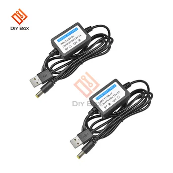 USB Kabel za Punjenje u automobilu za povećanje snage DC 5 do 9 v/12 v, 1A, 2,1x5,5 mm step-up Konverter USB Adapter Kabel sa Značajkom Poticaj