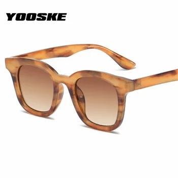 YOOSKE 2022 Boxy Vintage Ženske Sunčane Naočale Marke Dizajn Retro Male Sunčane Naočale za Muškarce Korejski Stil Nijanse Naočale UV400