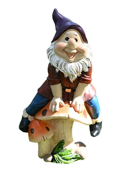 Zabavna Kip Vrt Gnome Od Smole, Ručno oslikana, Figurice Nestašne Patuljaka, Kucni Slatka Obrta, Uređenje Vrta Za Poklon Za Rođendan