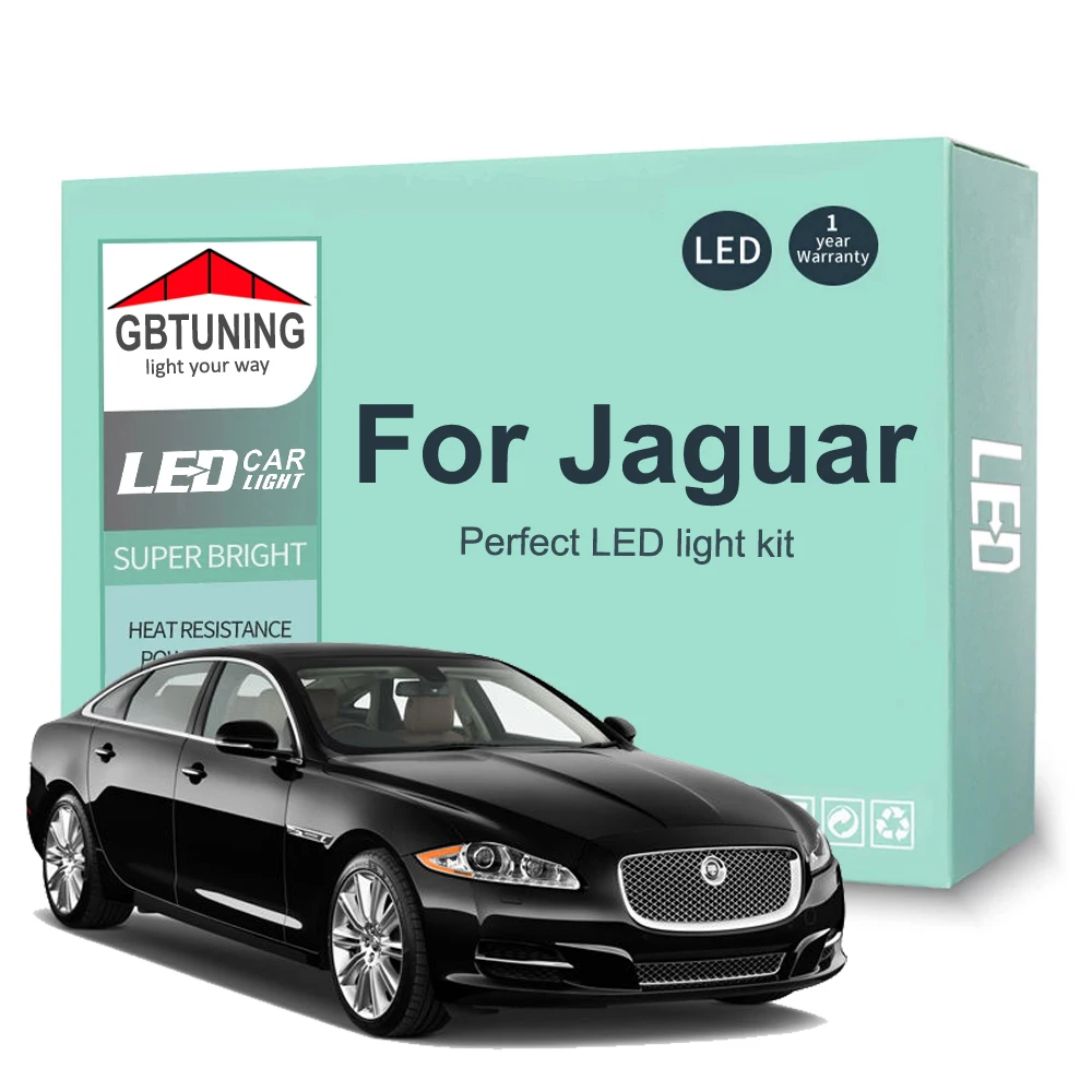 LED Set unutarnje lampice za Jaguar XF XFR XJ XJ6 XJ8 XJ12 XJR XJL XK XK8 XKR X150 X250 X350 X351 S-Type X-Type X204 X206 Slika 0