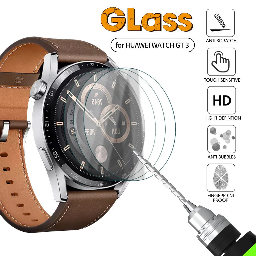 Za Huawei Watch GT 3 46 mm Zaštitna Folija za Ekran HD Kaljeno Prozirno Staklo Smartwatch Zaštitni Film na GT3 Pribor za Pametne sati Slika 0