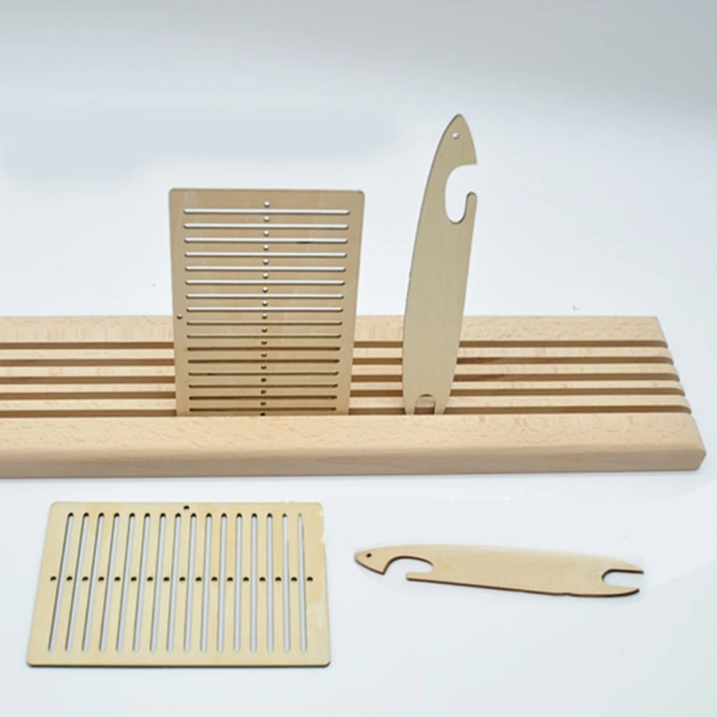 95AA 1 DIY Kit Tapiserija Višenamjenski Drveni Tkalački Kit, Mini Ručno Tkani Pojas Tkalački Strojevi, Pribor za Početnike Slika 1