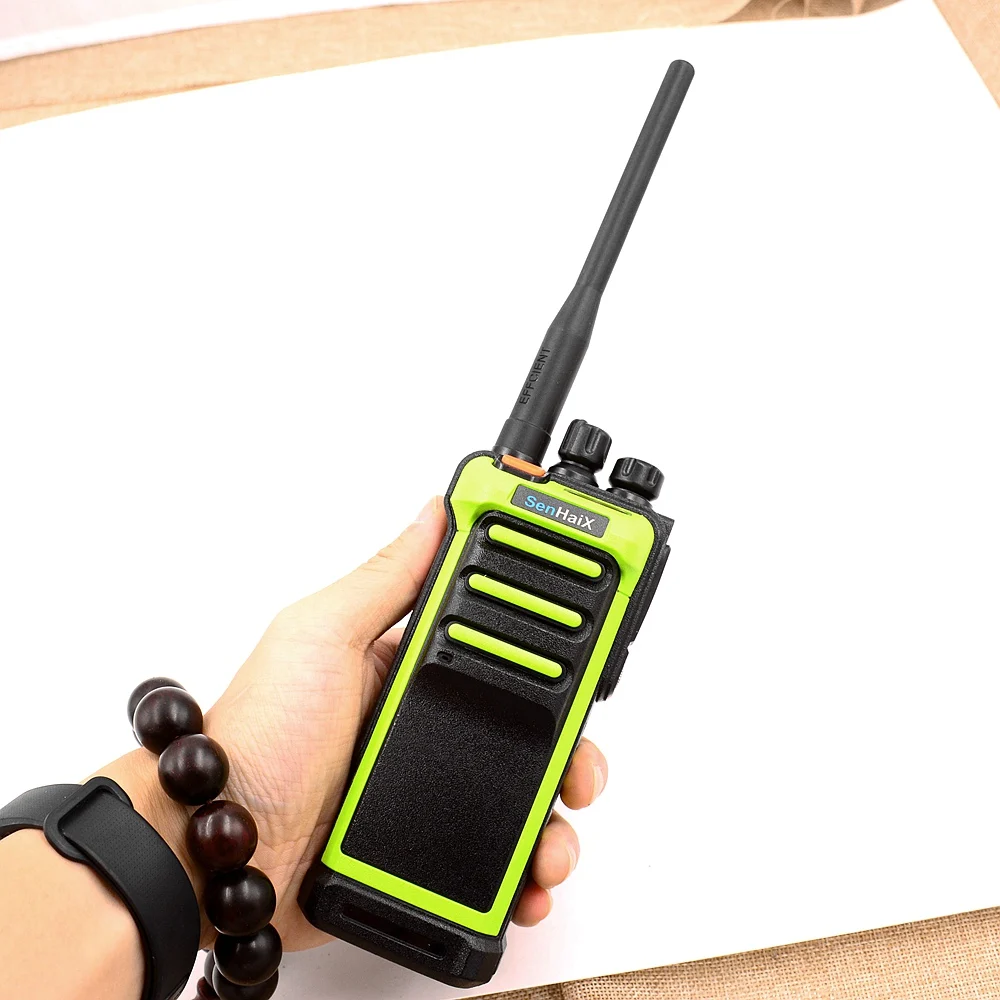 SenHaix GT-10 Prijenosni prijenosni radio Led Ekran Dva puta FM radio VHF 136 ~ 174 Mhz Vodootporan Radio Primopredajnik vanjska veza interfon uređaj Slika 2