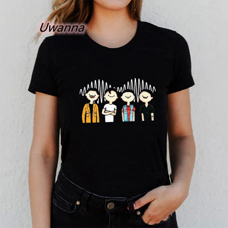 T-shirt Arctic Monkeys, Ženske Trendy Ženske Majice, Svakodnevni Ženska Estetski majica Sa po cijeloj površini Strme Grupe, Ljetne Majice Odjeća Slika 2