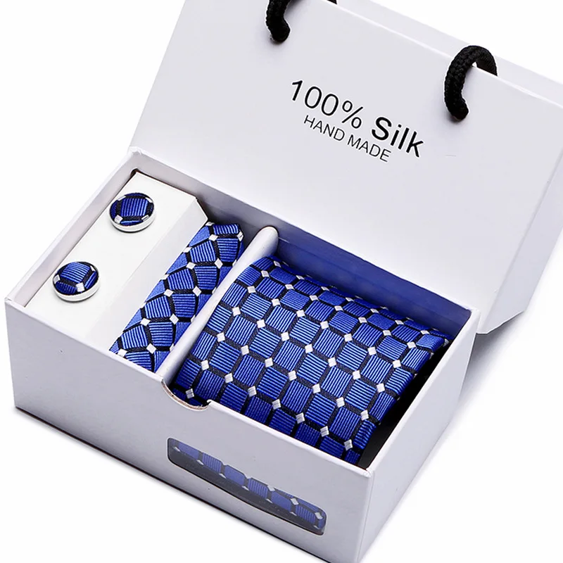 Europski i američki muških kravata točkasto poklon kutija odijelo od 5 predmeta grupe kravata poslovna večernja haljina vjenčanja kravata Slika 4