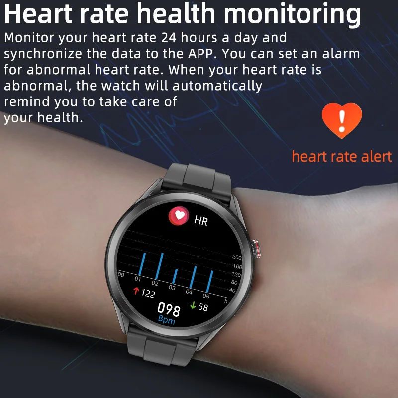 UGUMO EKG Pametnih Satova Za Muškarce i Za Žene je Temperatura Tijela Fitness Tracker Smartwatch IP68 Vodootporan uređaji za mjerenje krvnog tlaka sat smartwatch grupa Slika 4