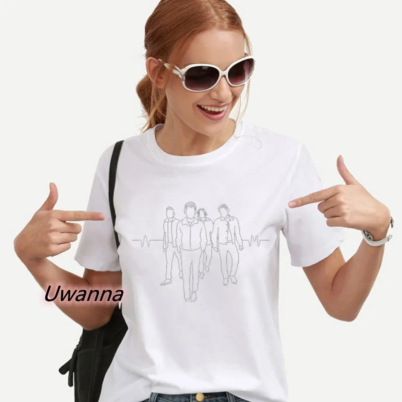 T-shirt Arctic Monkeys, Ženske Trendy Ženske Majice, Svakodnevni Ženska Estetski majica Sa po cijeloj površini Strme Grupe, Ljetne Majice Odjeća Slika 5